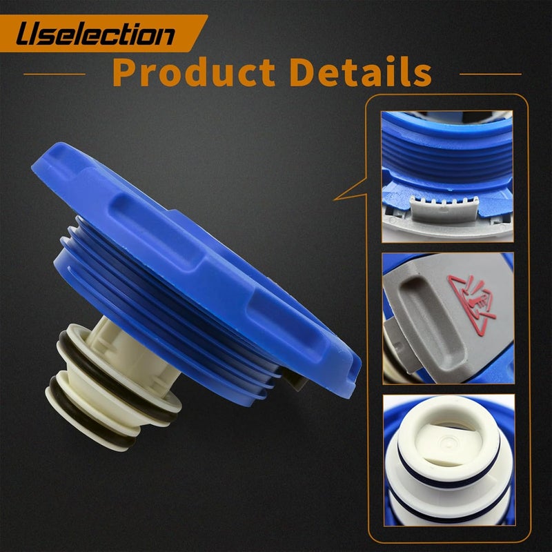 Uselection 4M0121321K Engine Coolant Reservoir Cap 1.4Bar Replacement for A4 A5 A6 A7 A8 S4 S5 Q5 Q7 Q8 RS4 RS5, Toureg, Porsche 4M0121321J - Image 5